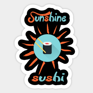 Sushi And SunShine Sticker